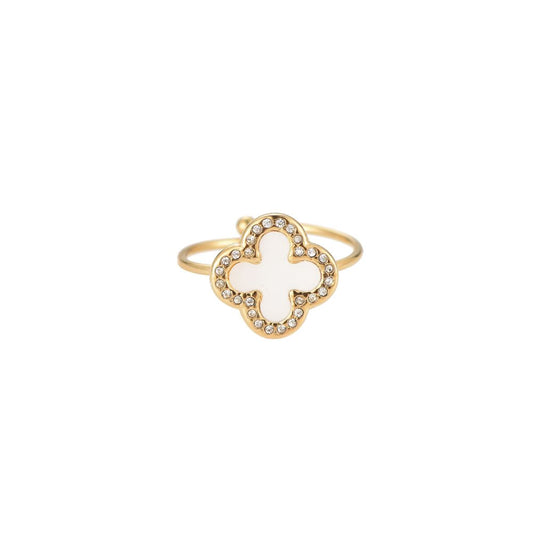 Clover ring Gold & Silver