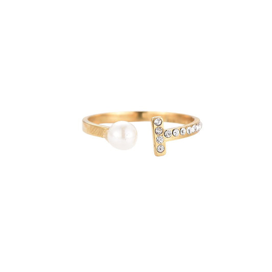 Pearly Gold Ring