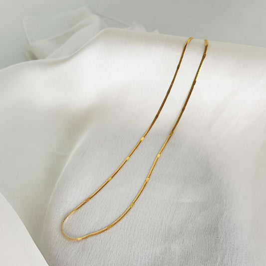Sleek Necklace Gold & Silver